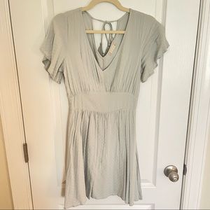 Altar’d State Grey Blue Dress